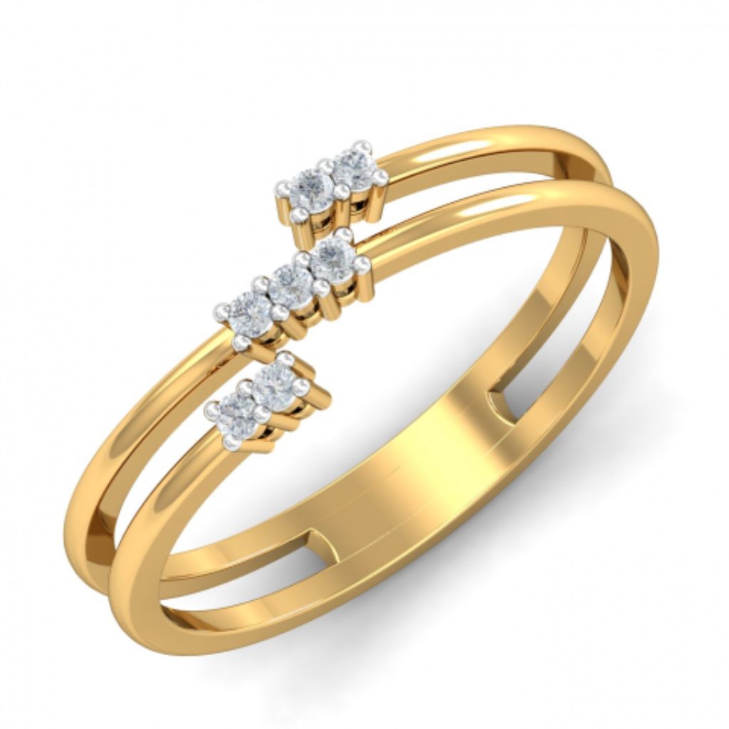 18k Gold Plated Women's Rings 925 Sterling Silver Bulk Rate 160/Gram Design-22