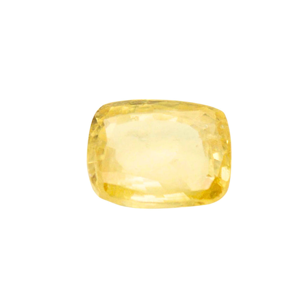 5.7 Carat 6.3 Ratti Certified Natural Ceylon Yellow Sapphire (Pukhraj) Fine Quality Loose Gemstone at Wholesale Rates (Rs 14000/Carat)