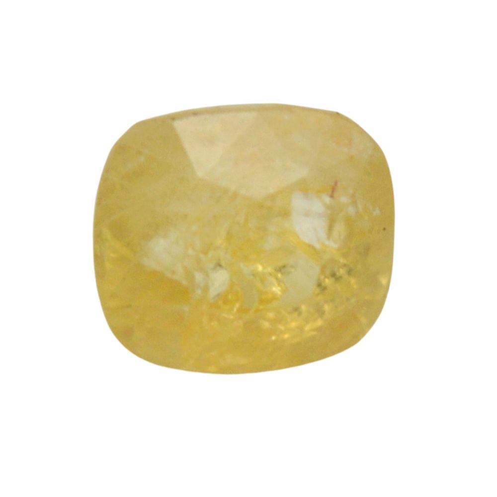 2.6 Carat 2.9 Ratti Certified Natural Ceylon Yellow Sapphire (Pukhraj) Fine Quality Loose Gemstone at Wholesale Rates (Rs 2000/Carat)