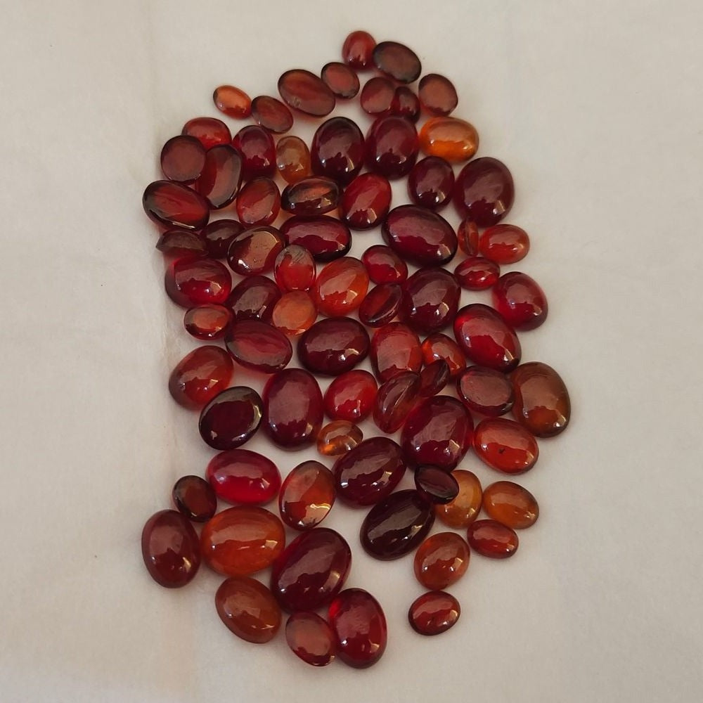 Natural Africa Gomeed Hessonite Oval Shape Fine Quality Loose Gemstone at Wholesale Rates (Rs 25/Carat)