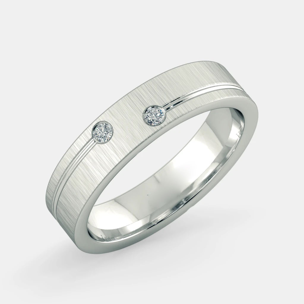 Men's 925 Silver Band Ring at Bulk Rate Rs 150/Gram Design 19