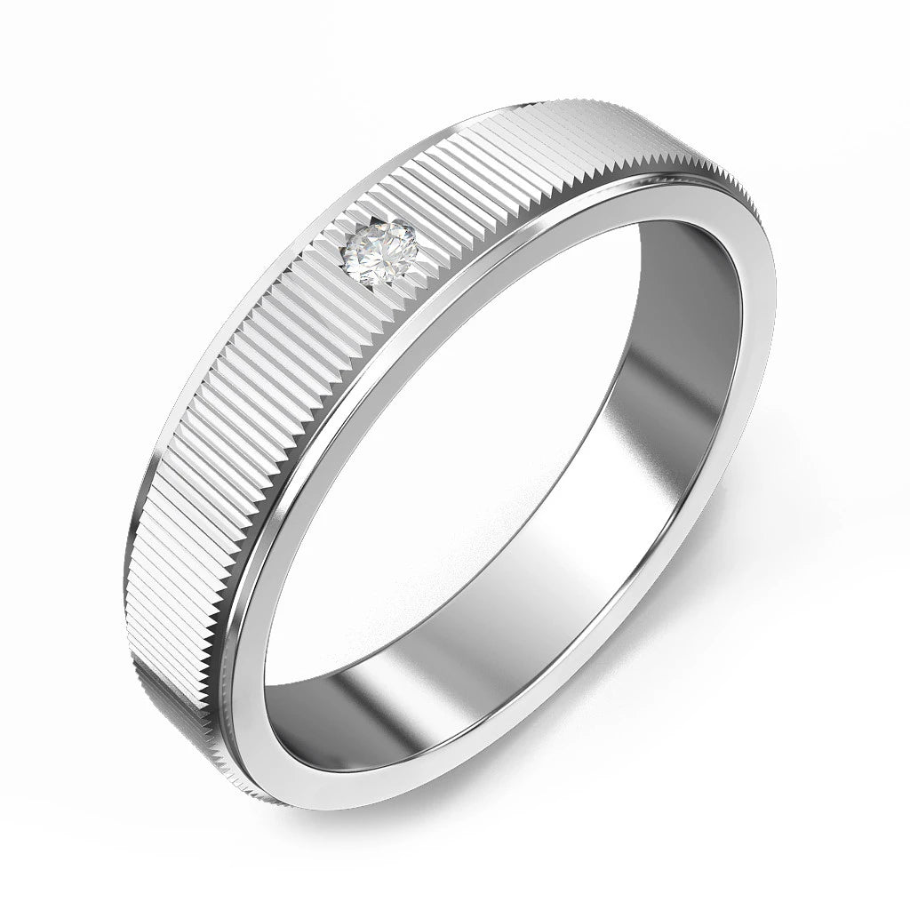 Men's 925 Silver Band Ring at Bulk Rate Rs 150/Gram Design 40