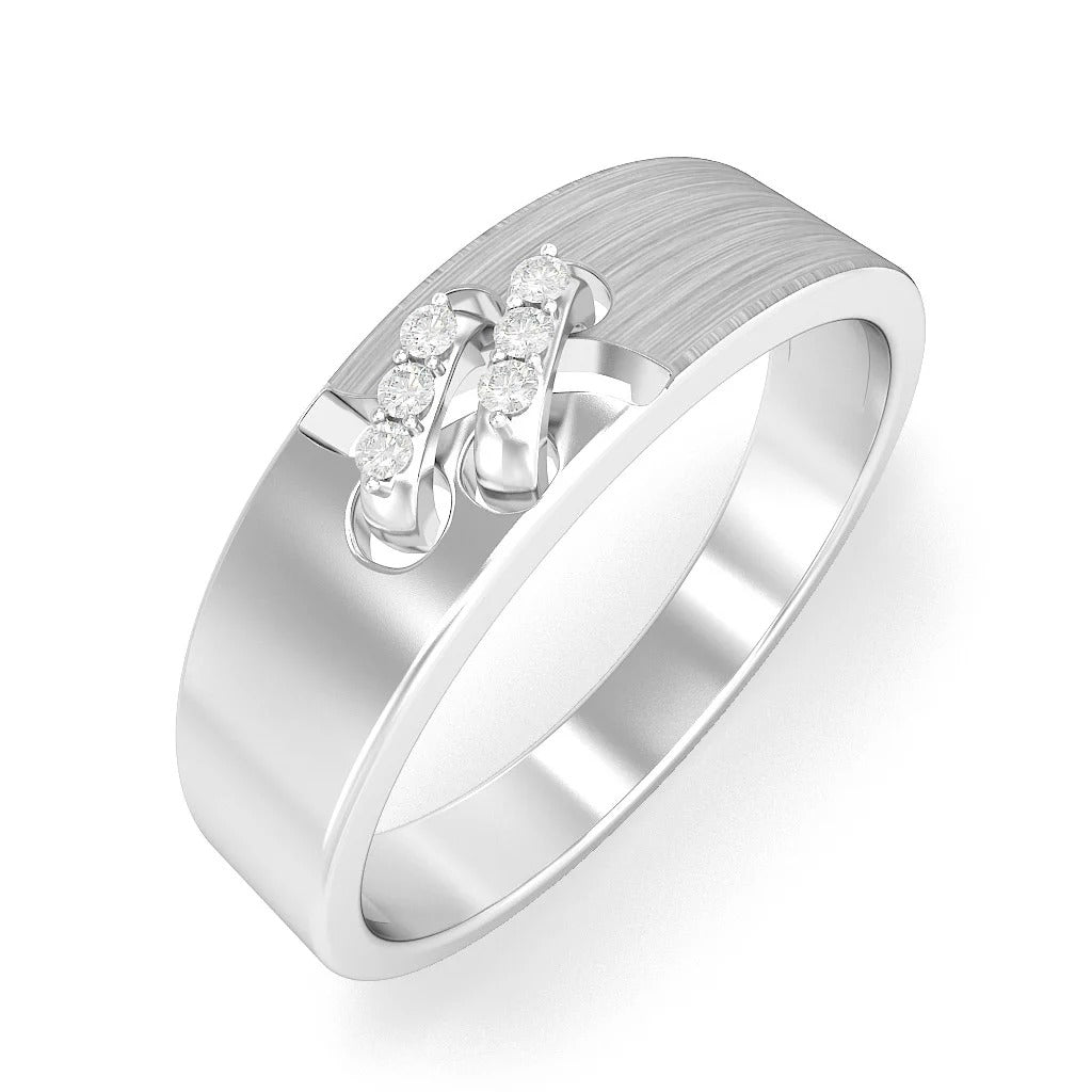 Men's 925 Silver Band Ring at Bulk Rate Rs 150/Gram Design 25