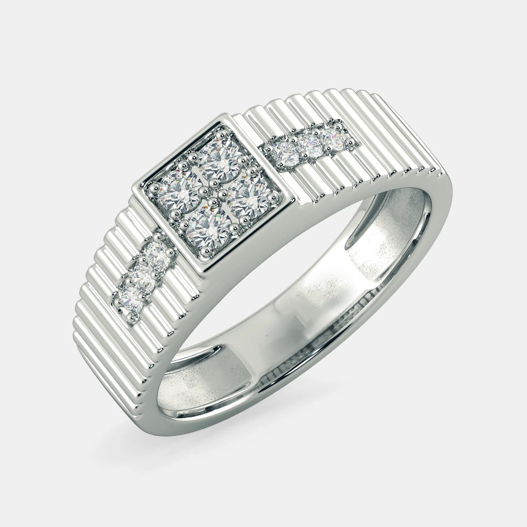 Men's 925 Silver Band Ring at Bulk Rate Rs 150/Gram Design 9