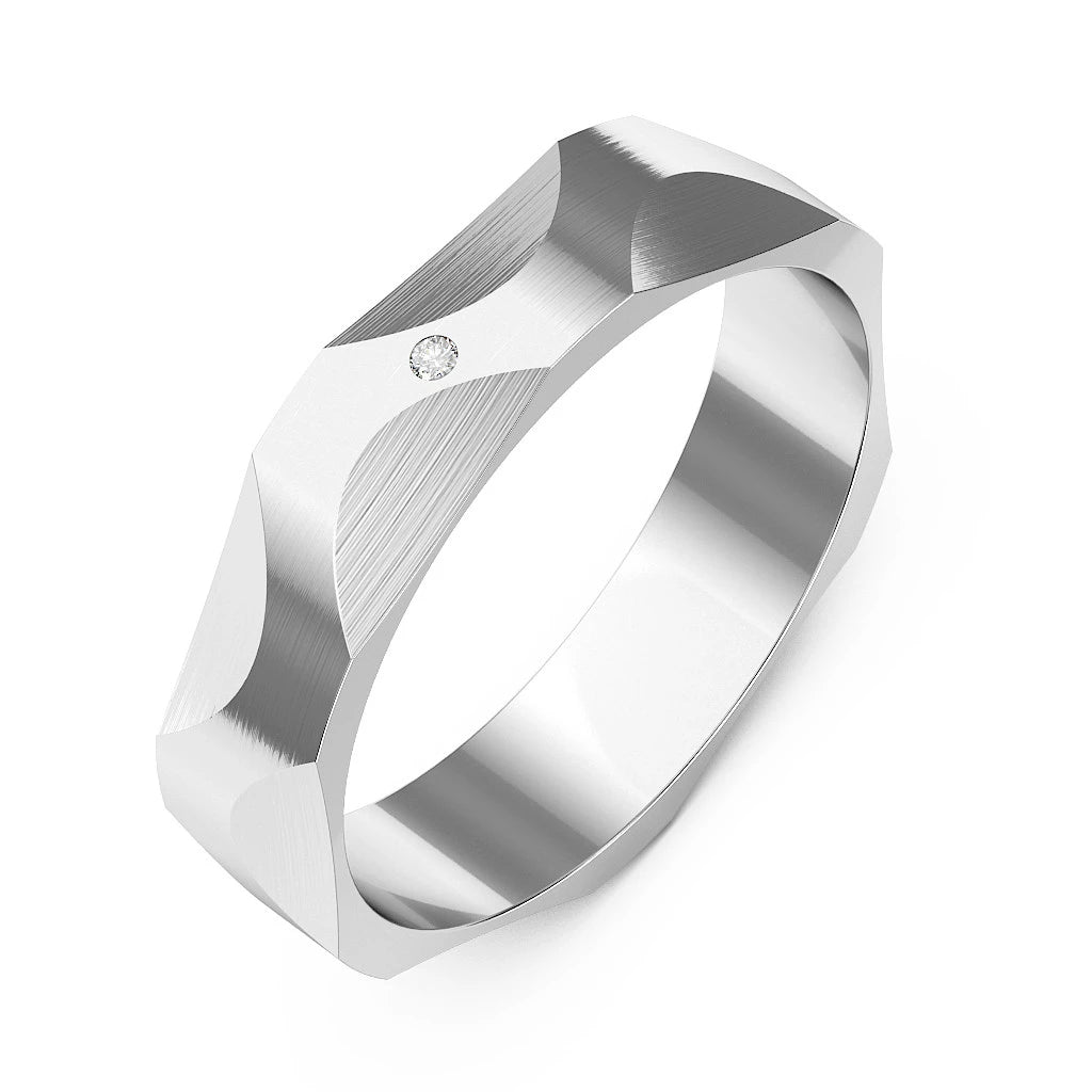 Men's 925 Silver Band Ring at Bulk Rate Rs 150/Gram Design 17