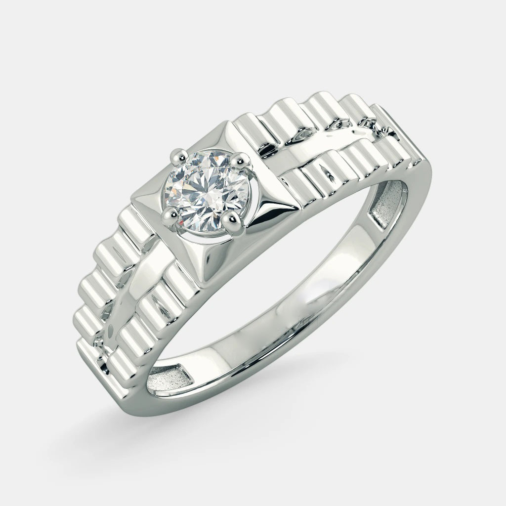 Men's 925 Silver Band Ring at Bulk Rate Rs 150/Gram Design 12