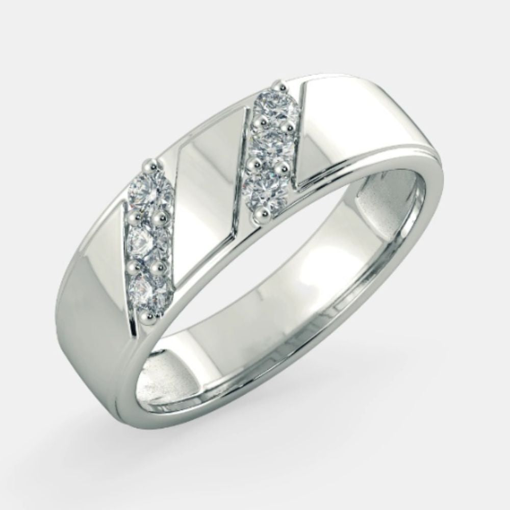 Men's 925 Silver Band Ring at Bulk Rate Rs 150/Gram Design 7