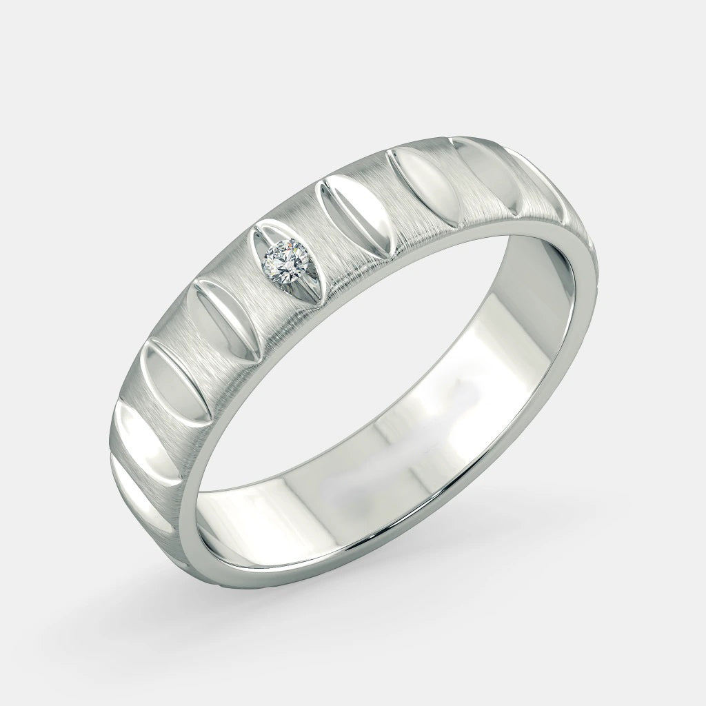 Men's 925 Silver Band Ring at Bulk Rate Rs 150/Gram Design 33