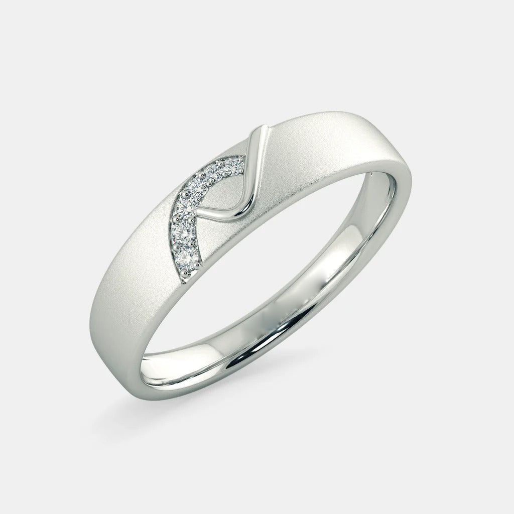 Men's 925 Silver Band Ring at Bulk Rate Rs 150/Gram Design 26