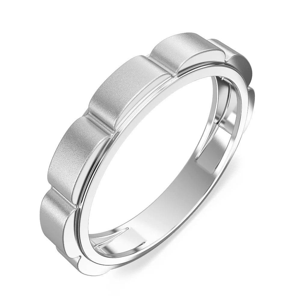 Men's 925 Silver Band Ring at Bulk Rate Rs 150/Gram Design 30