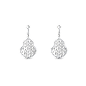 925 Sterling Silver Womens Fas Drop Earrings Bulk Rate 150/Gram Design-22