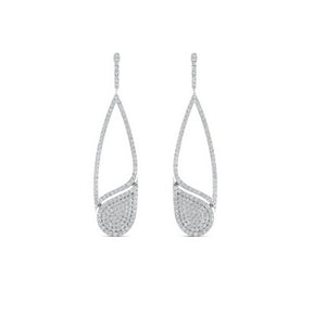 925 Sterling Silver Womens Fas Drop Earrings Bulk Rate 150/Gram Design-7