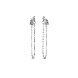 925 Sterling Silver Womens Fas Drop Earrings Bulk Rate 150/Gram Design-15