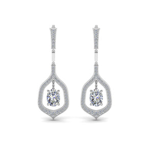 925 Sterling Silver Womens Fas Drop Earrings Bulk Rate 150/Gram Design-6