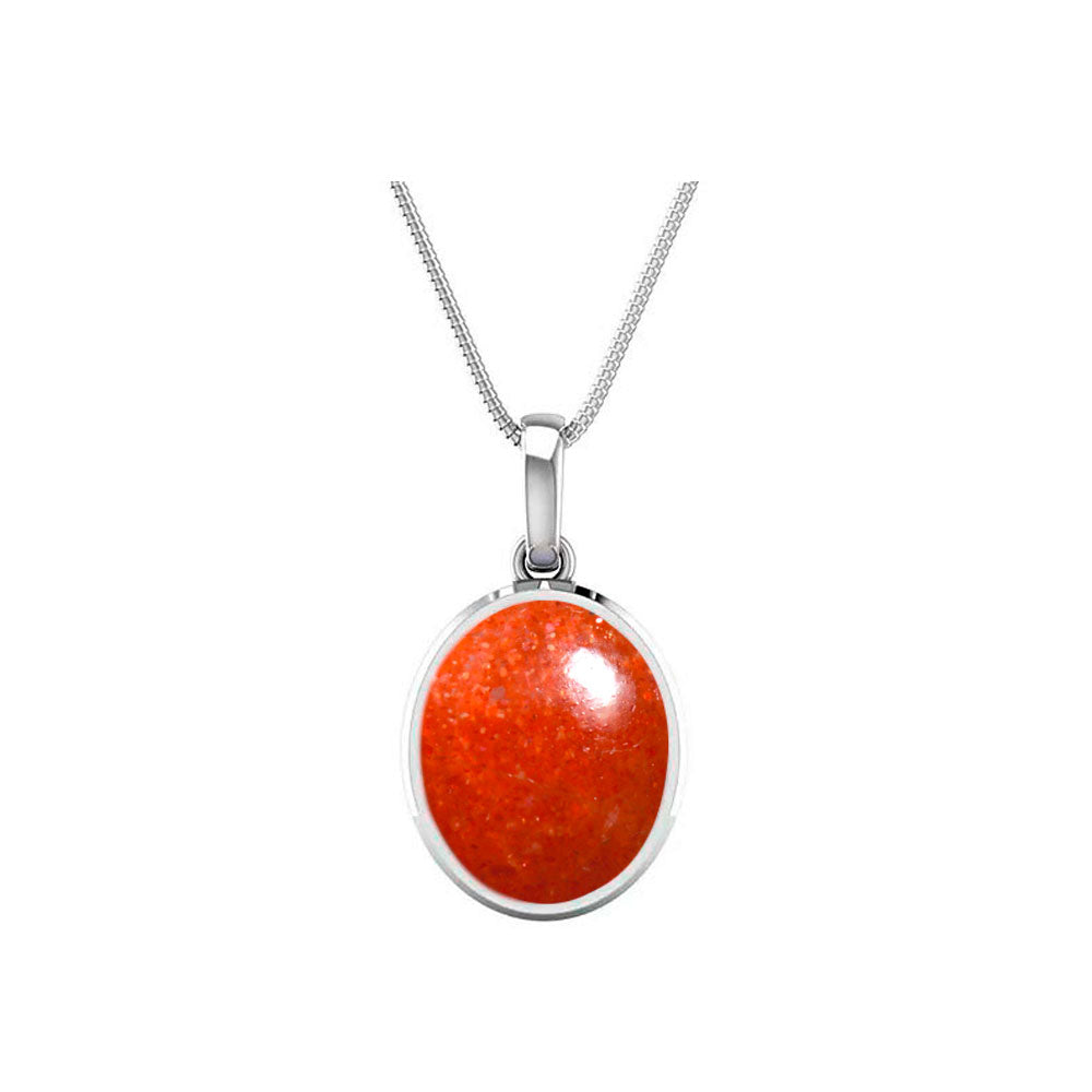 Choose Your Natural Sunstone Gemstone Silver Plated Pendant Oval Shape 2.25 To 9.25 Ratti Astrological Handcrafted Jewelry Gift for Women Men Chakra Healing Locket