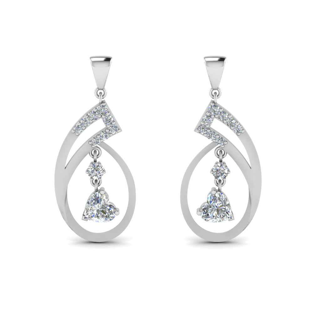 925 Sterling Silver Womens Fas Drop Earrings Bulk Rate 150/Gram Design-30