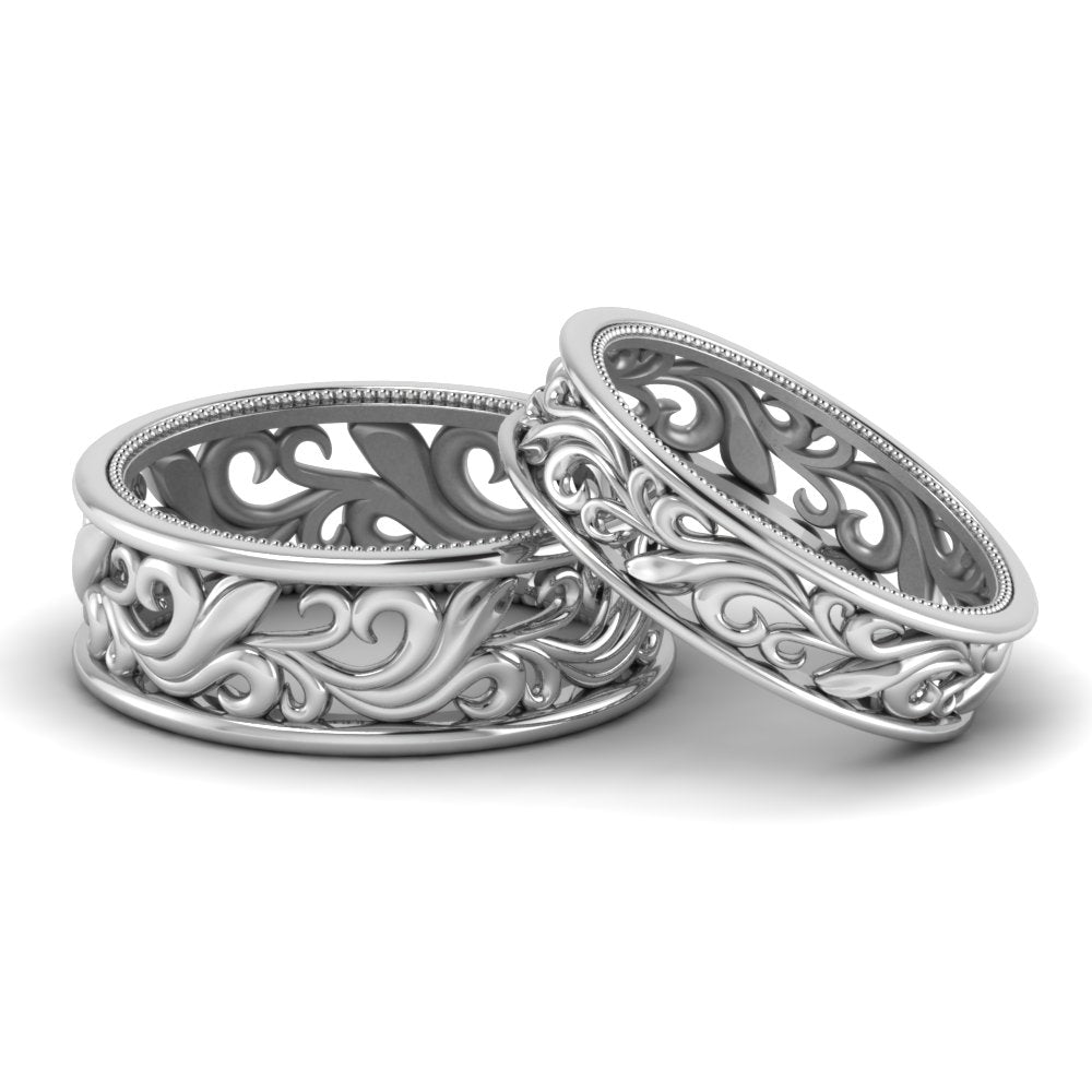 925 Sterling Silver Couple Rings Bulk Rate 150/Gram Design-32