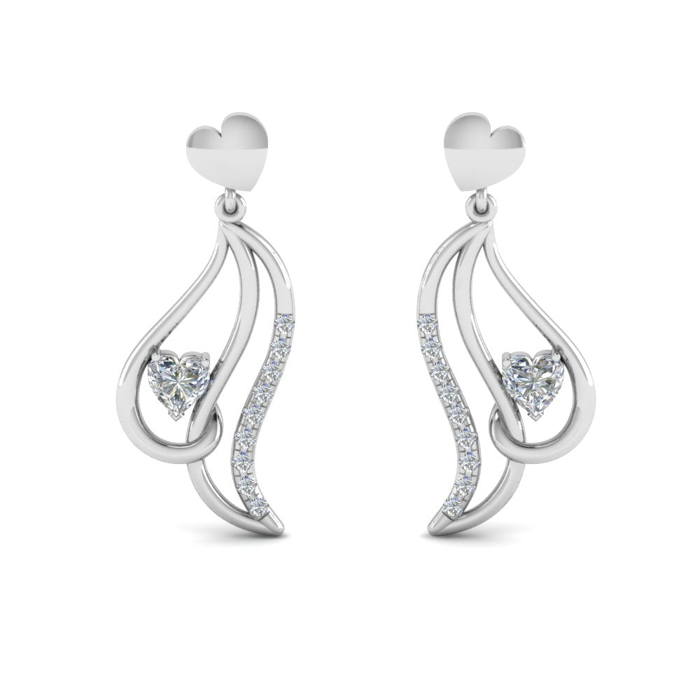 925 Sterling Silver Womens Fas Drop Earrings Bulk Rate 150/Gram Design-20