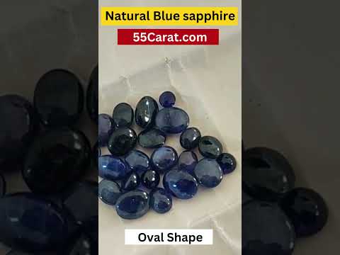 Natural Blue Sapphire Cabochon Oval Shape Fine Quality Loose Gemstone at Wholesale Rates (Rs 300/Carat)