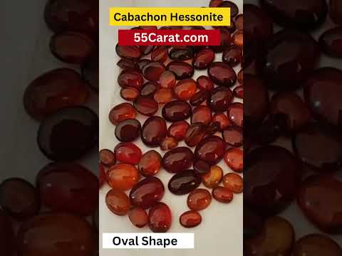Natural Africa Gomeed Hessonite Oval Shape Fine Quality Loose Gemstone at Wholesale Rates (Rs 50/Carat)