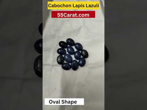 Natural Lapis Lauzli Cabochon Oval Shape Fine Quality Loose Gemstone at Wholesale Rates (Rs 50/Carat)