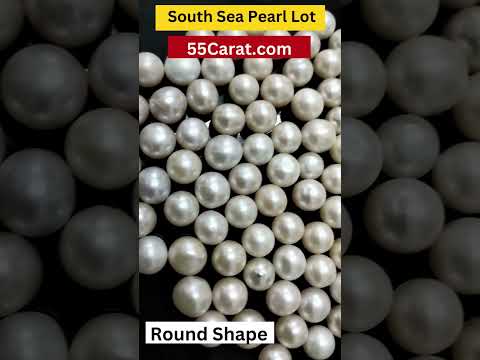 Natural South Sea Pearl Round Shape Fine Quality Loose Gemstone at Wholesale Rates (Rs 200/Carat)