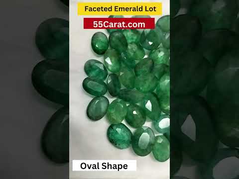 Natural Emerald Oval Shape Fine Quality Loose Gemstone at Wholesale Rates (Rs 120/Carat)