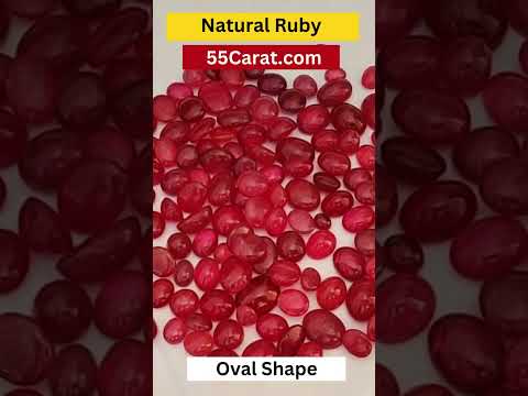 Natural Ruby Cabochon Oval Shape Fine Quality Loose Gemstone at Wholesale Rates (Rs 300/Carat)
