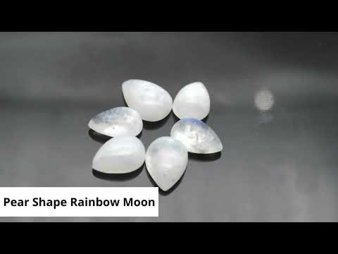 Natural Rainbow Moonstone Chandrakanta Fine Quality Loose Gemstone at Wholesale Rate (Rs 80/Carat)