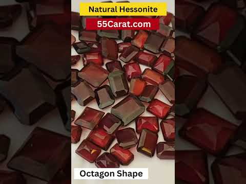 Natural Africa Gomed Hessonite Rectangle Shape Fine Quality Loose Gemstone at Wholesale Rates (Rs 50/Carat)