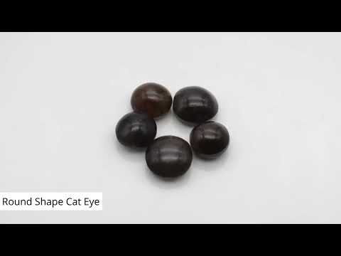 Natural Lehsuniya (Cats Eye) Loose Gemstone 2.25 To 10.25 Ratti Chakra Healing Birthstone mm Stone Art and Craft Supplies at Wholesale Rates