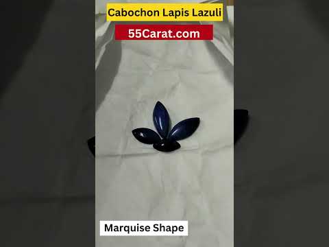 Natural Lapis Lauzli Marquise Shape Fine Quality Loose Gemstone at Wholesale Rates (Rs 50/Carat)