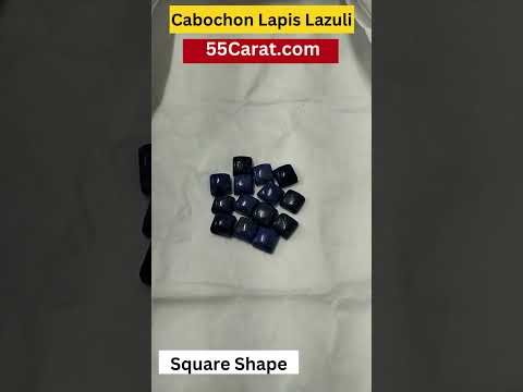 Natural Lapis Lauzli Square Shape Fine Quality Loose Gemstone at Wholesale Rates (Rs 50/Carat)