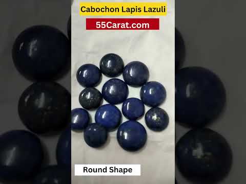 Natural Lapis Lauzli Round Shape Fine Quality Loose Gemstone at Wholesale Rates (Rs 50/Carat)