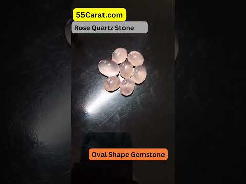 Natural Rose Quartz Cabochon Oval Shape Fine Quality Loose Gemstone at Wholesale Rates (Rs 50/Carat)