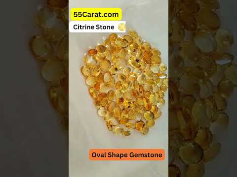 Natural Brandy Citrine Oval Shape Fine Quality Loose Gemstone at Wholesale Rates (Rs 150/Carat)