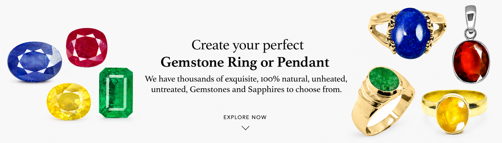 55carat natural certified gemstones and jewellery
